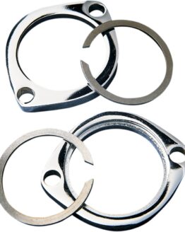 Chrome Steel Exhaust Flange Kit replaces 65328-83 & 65325-83