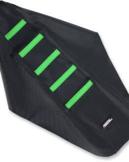 Black/Green Ribbed Seat Cover
