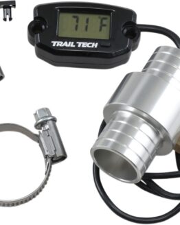 Trail Tech TTO Surface Mount Water Temp Meter Black 25mm Hose