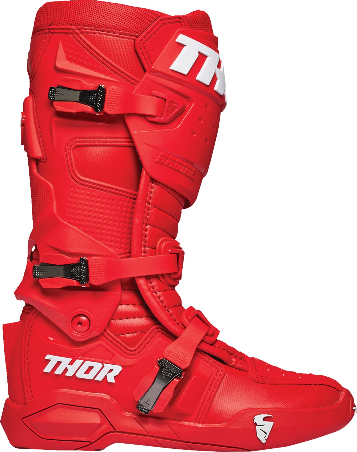 THOR Radial MX Boots Red Adult Size 7 - Image 3