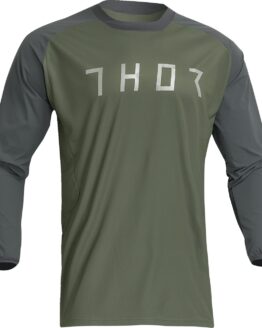 Thor Terrain Jersey 3XL Green Charcoal Men's Off-Road Pullover
