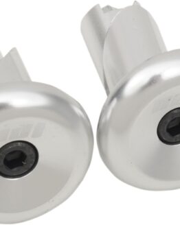 ODI Aluminum Handlebar End Plugs Silver Universal Pair