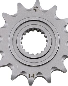 Front Steel Countershaft Sprocket Self Cleaning - 14 Tooth 520