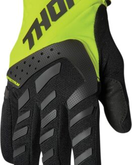Thor Youth Spectrum Gloves XS Black/Acid