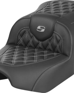 Saddlemen RoadSofa Seat Lattice Gray Stitch Harley FLHX FLTRX 2023-2024