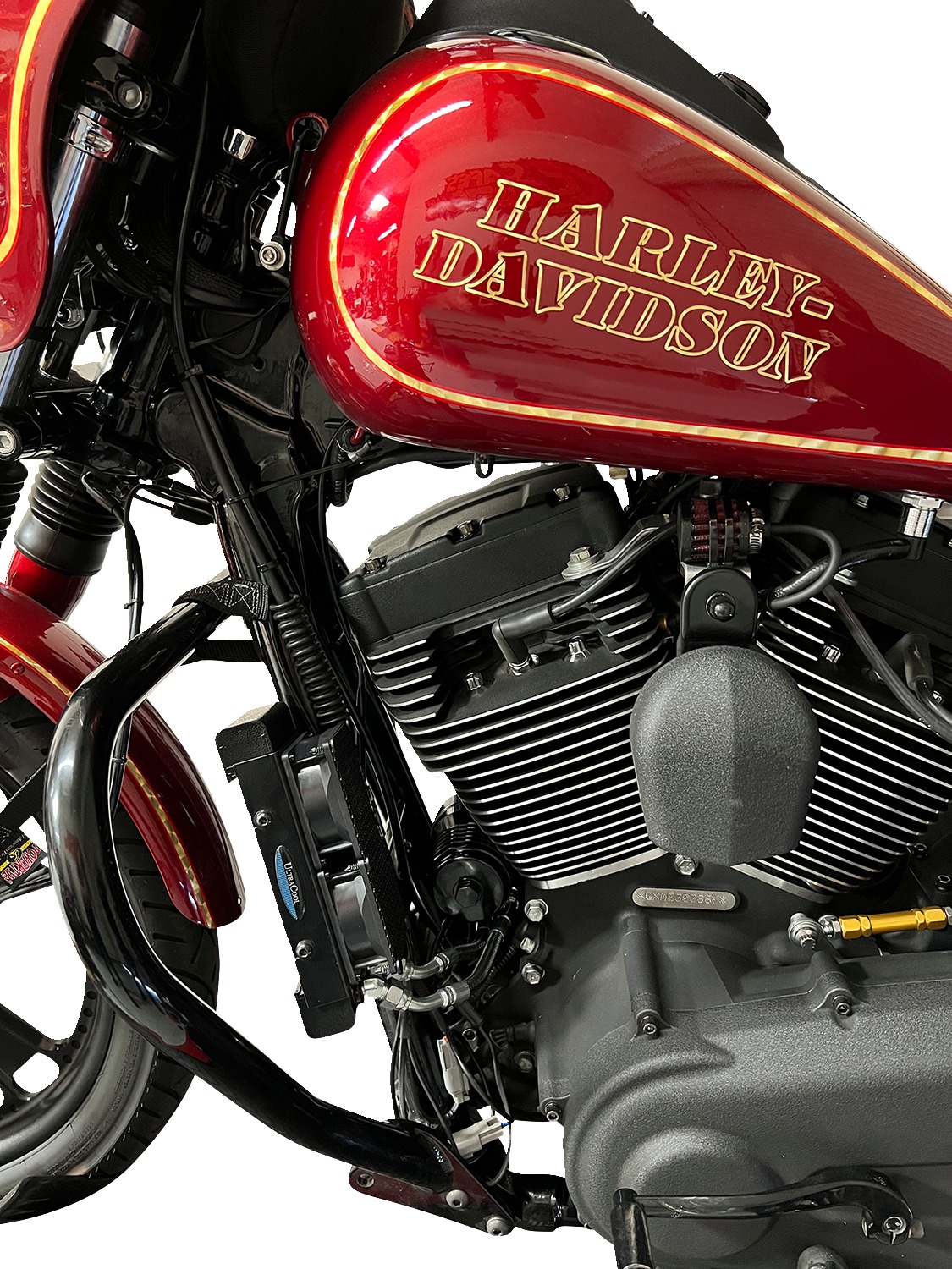 Ultracool Side Mount Oil Cooler Kit Naked Black for Sportster - Image 4