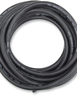 1/4" (6mm) Reinforced Fuel Line / Oil Line - 25 ft. roll - Black