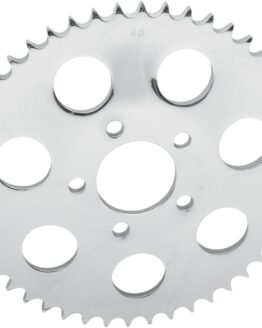 Steel 530 Conversion Sprocket 51T Dish Chrome 0.23" Offset