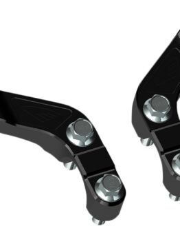 Handle Clamp Mount 1-1/8 in. Bar Black Anodized