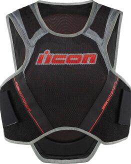 ICON Field Armor Softcore Vest M/L Black/Gray/Red