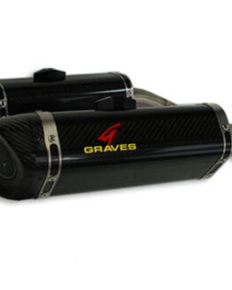 Carbon Fiber Dual Slip On Exhaust 09-14 R1