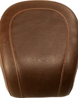 Tripper Stitched Synthetic Leather Wide Brown Pillion Pad