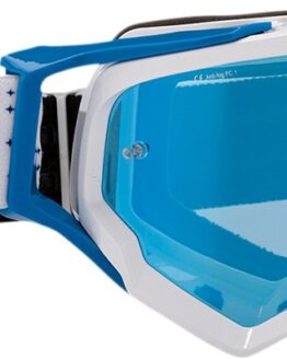 XCR White Pro Stars Goggles - Blue Lens