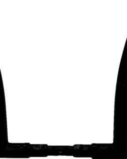 Fat Baggers 1-1/2" EZ Install Flat Top Handlebar 14" Black For Harley Road Glide