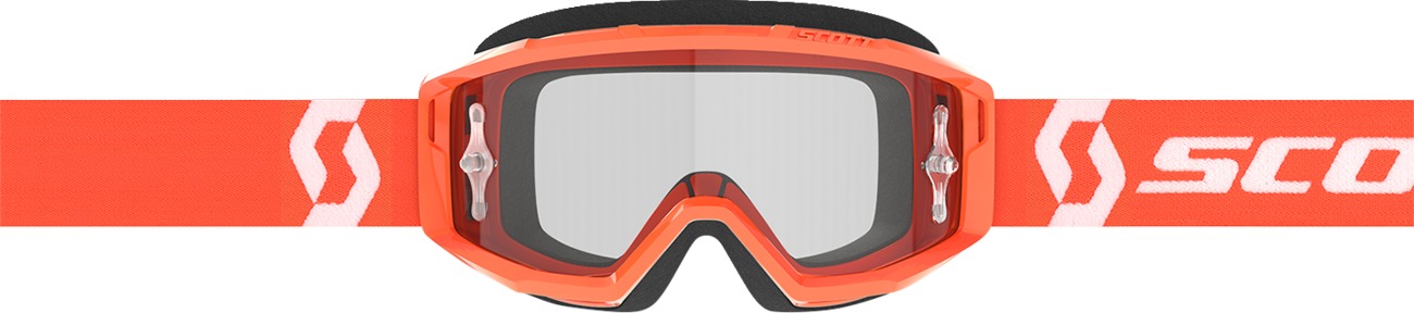 Scott Primal Goggles Orange/White Clear Lens Small Frame - Image 3