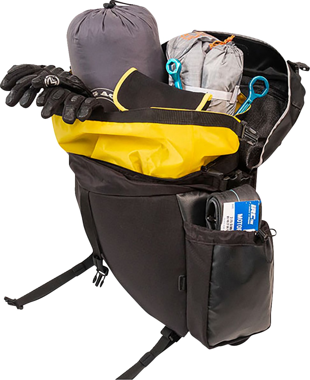 Giant Loop Siskiyou Panniers 70L Black Motorcycle Saddlebag Set - Image 4