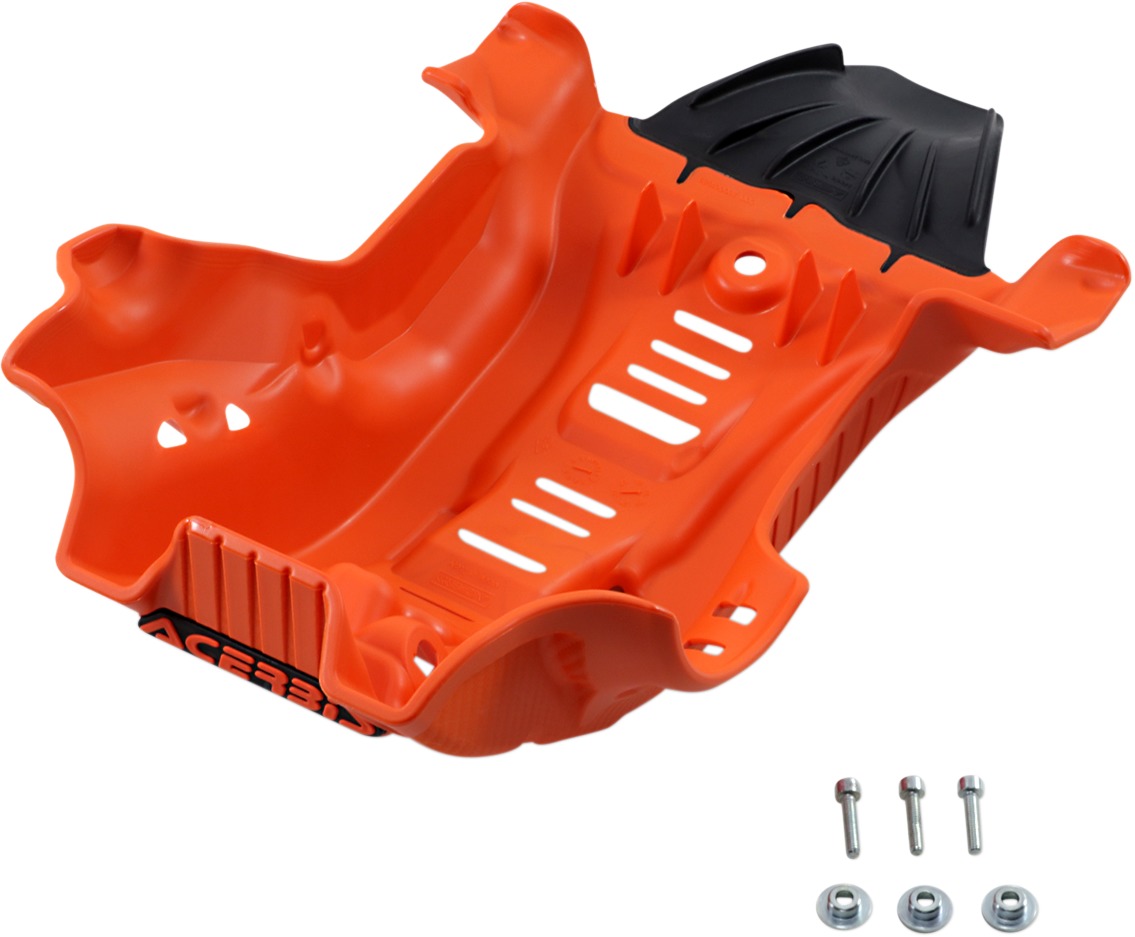 Acerbis Offroad Skid Plate Orange/Black - Image 3
