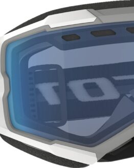 SCOTT Fury Snow Cross Goggle White Blue Lens Adult Unisex