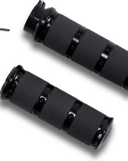 Handle Grip Set- XL Rubber 2K7 - Black Ano