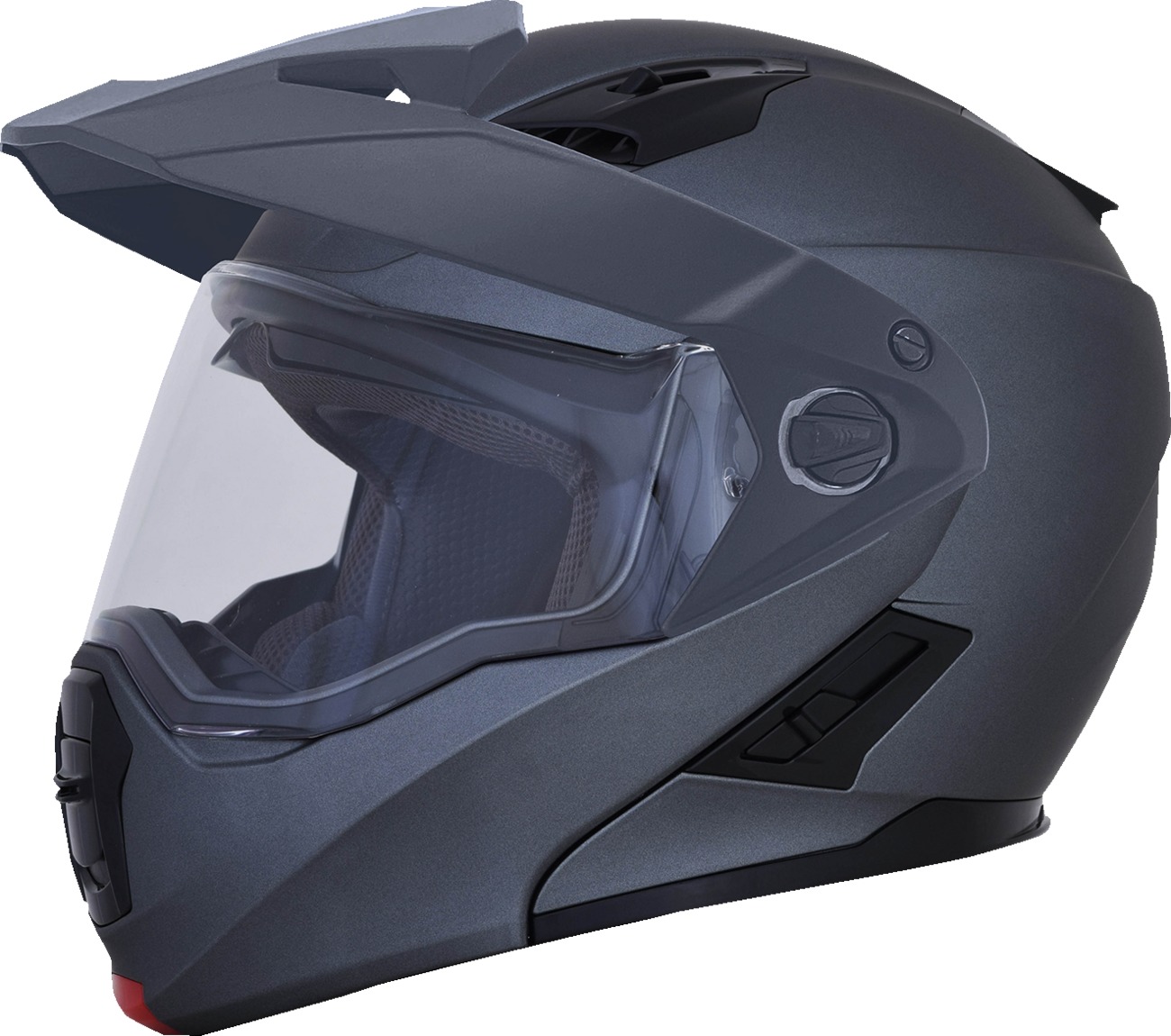 AFX FX-111DS Dual Sport Helmet Frost Gray Medium - Image 4