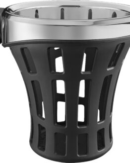CIRO Gen 2 Big Ass Drink Holder Chrome Passenger Mount For Harley