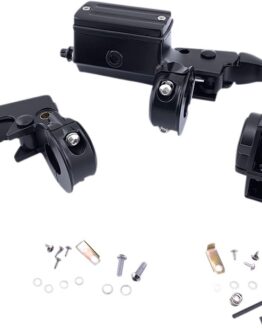 Drag Specialties Handlebar Control Kit Black Matte Harley For 84-95 Models