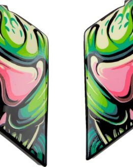 ICON Airflite Helmet Side Plates CSF23 Blue/Green Adult One Size