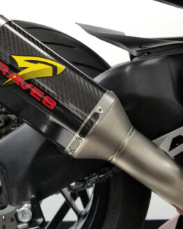 Graves Carbon Fiber Slip-On Exhaust Black Fits 17-22 Honda CBR1000RR