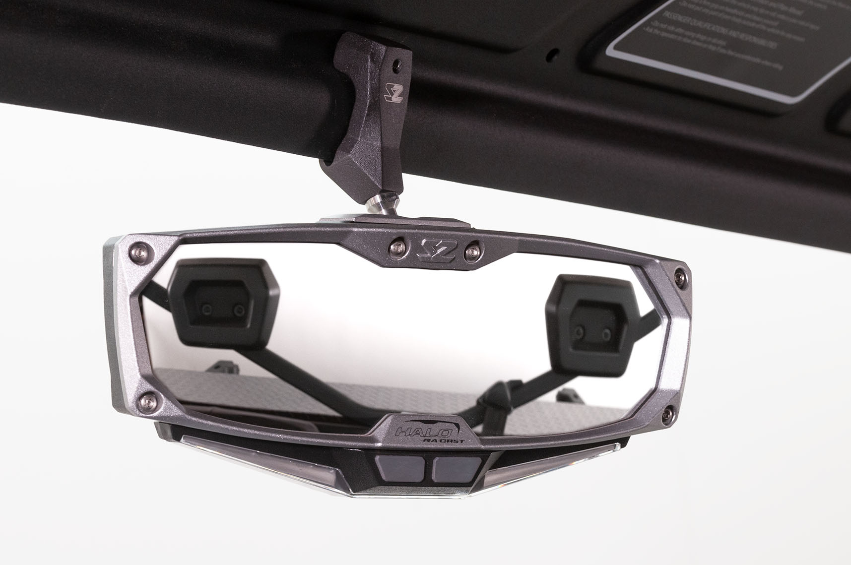 Halo-RA LED Rear View Mirror w/ Multimode lighting & Cast Aluminum Bezel - Image 8