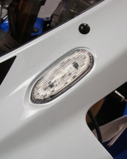 Clear Mirror Block-Off LED Flush Mount Turn Signals