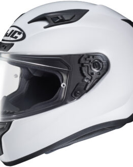 i10 Solid White Full-Face Street Motorcycle Helmet 2X-Large