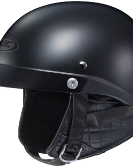 CL-Ironroad Matte Black Open-Face Half Helmet Small