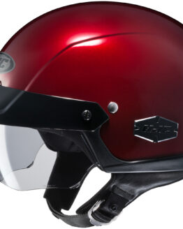 IS-Cruiser Wine Red Open-Face Half Helmet Medium