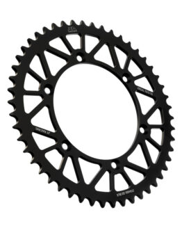 Black Aluminum Rear Sprocket - 52 Teeth 520 Pitch
