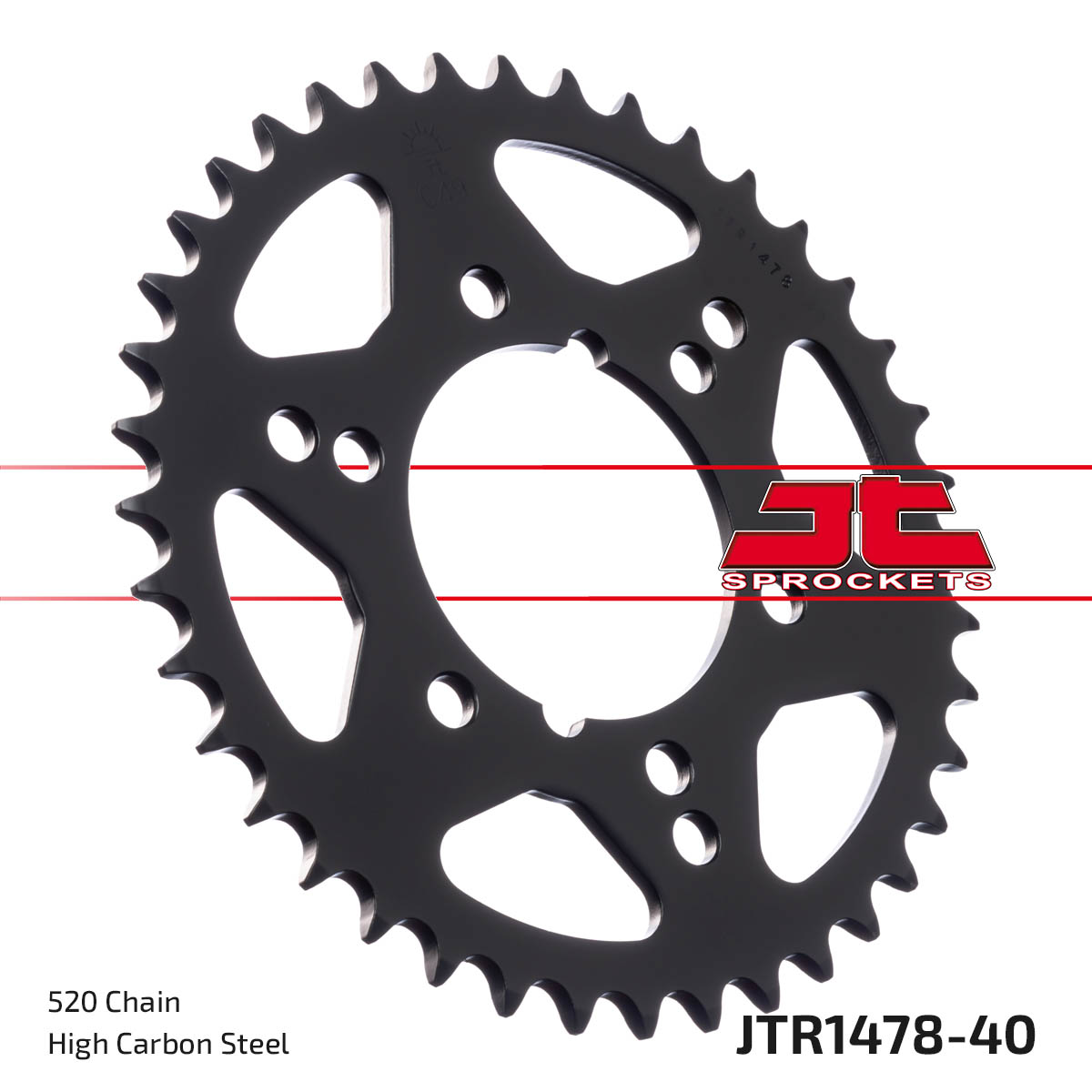 Steel Rear Sprocket - 40 Tooth 520 - Image 3