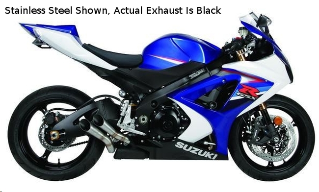 GP1 Black Stainless Steel Slip On Exhaust - Image 3