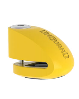 On Guard Yellow Smart Alarm Disc Lock 6mm Pin with Pouch & Reminder