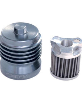FLO Stainless Steel Spin On Oil Filter Reusable - Grey
