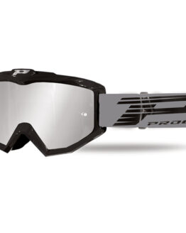 3201 Atzaki MX Goggles - Black Frame w/ Multilayer Silver Iridium Lens