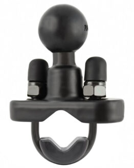 Ram Mounts Zinc U-Bolt Base w/ 1" Ball for Rails 0.5"-1.25"