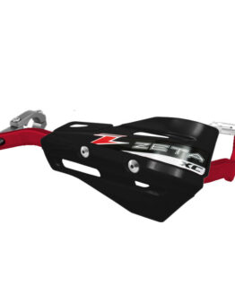 Drop Handguard Handlebar Armor / XC Protector Kit - 1-1/8" Black / Red