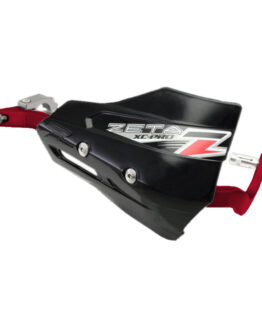 Drop Handguard Handlebar Armor / XC Pro Protector Kit - 1-1/8" Black / Red