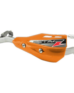 Drop Handguard Handlebar Armor / X2 Protector Kit - 1-1/8" Orange / Gray