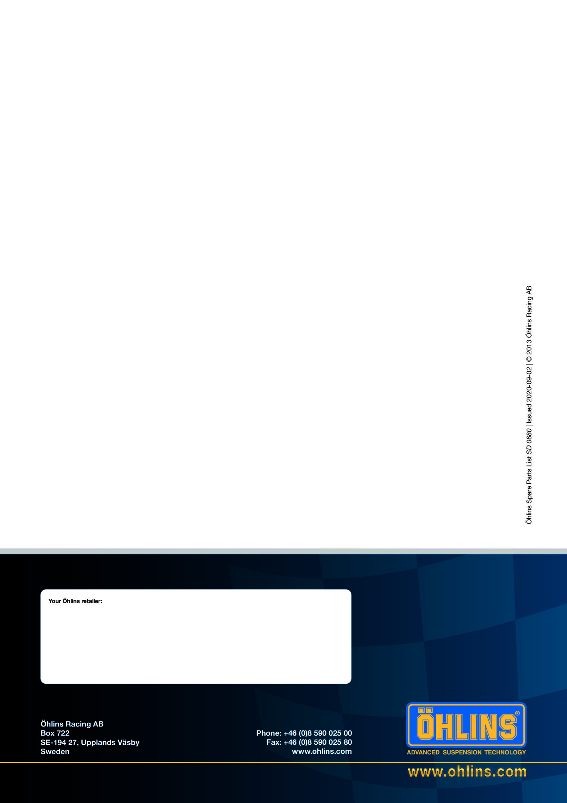 Ohlins Blackline 68mm Motorcycle Steering Damper - Image 6