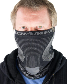 Pro Series Neckgaiter Black One Size by Schampa & Dirt Skins