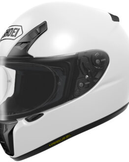 RF-SR Solid White Full-Face Motorcycle Helmet Large