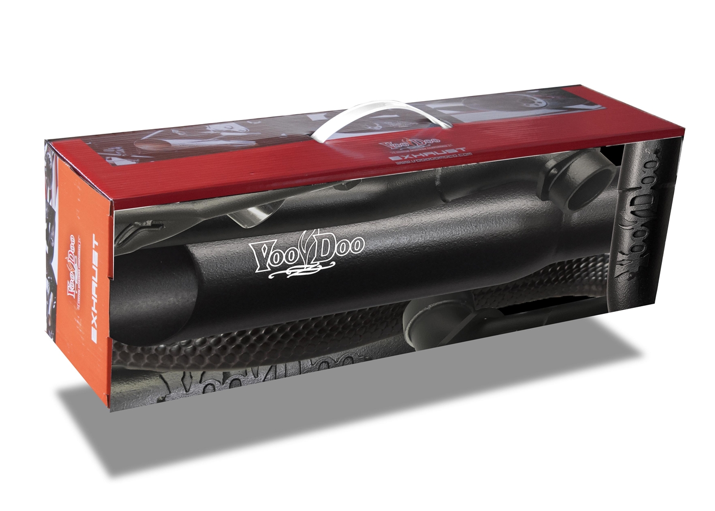 Black Shorty Slip On Exhaust Muffler - Image 4
