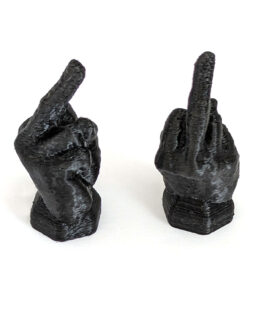 "The Bird" Valve Stem Dust Caps - Black, Pair