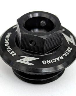 Black Billet Oil Filler Plug w/ Safety Wire Holes