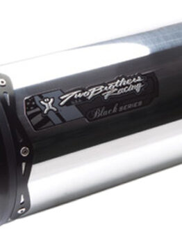 Two Brothers S1R Black Series Slip-On Exhaust Aluminum Kawasaki 650 06-11